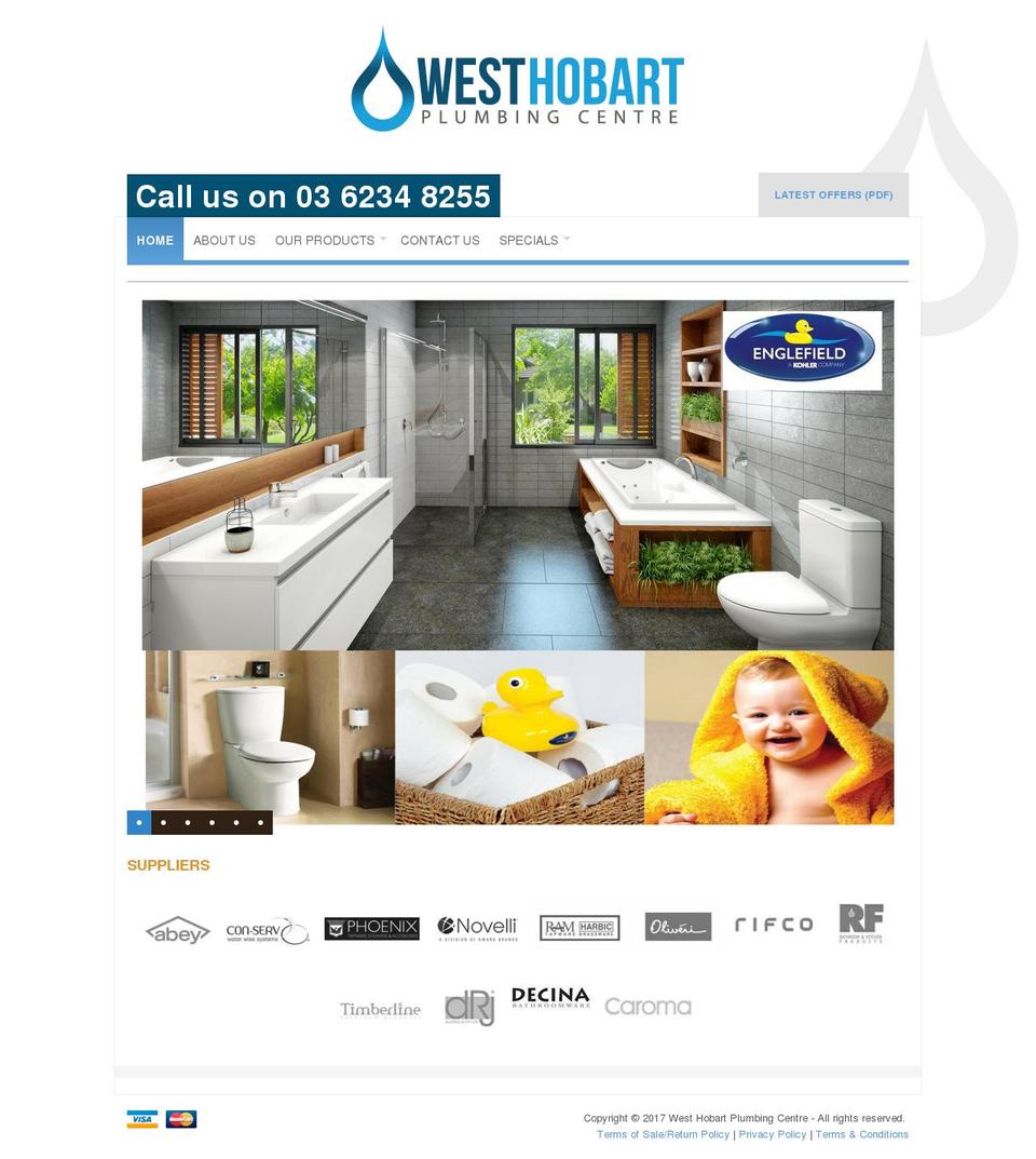 whplumbing.com.au shopify website screenshot