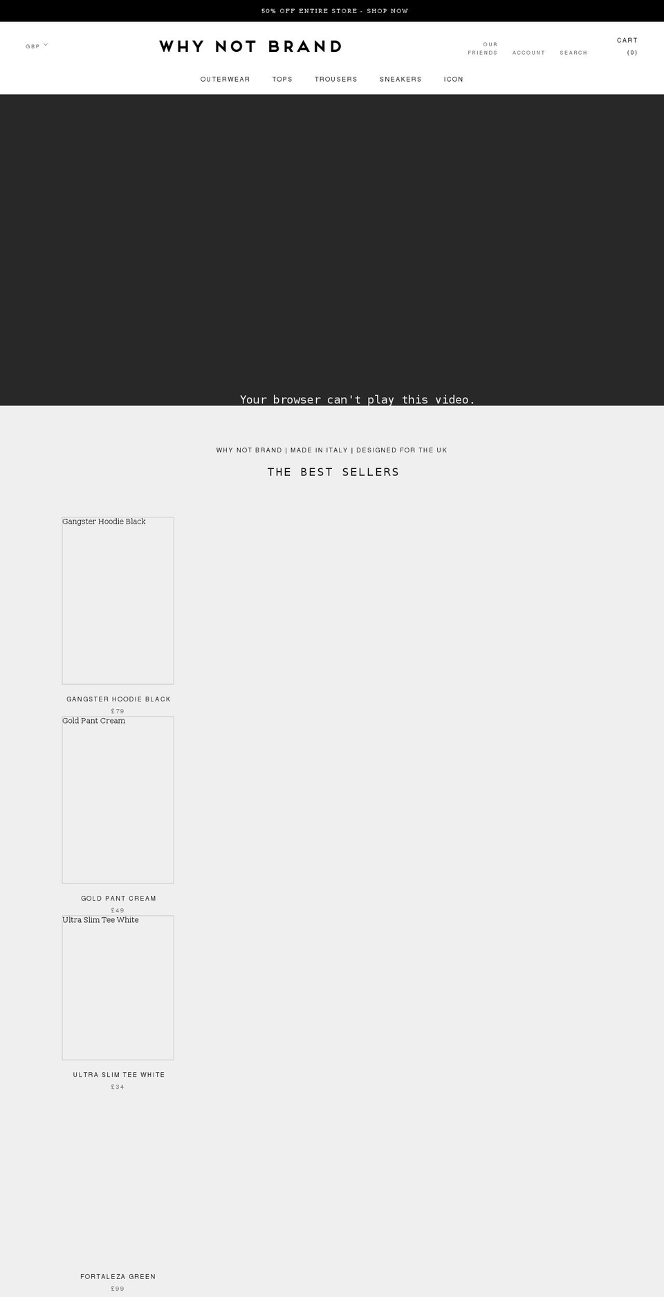 whynotbrand.co.uk shopify website screenshot