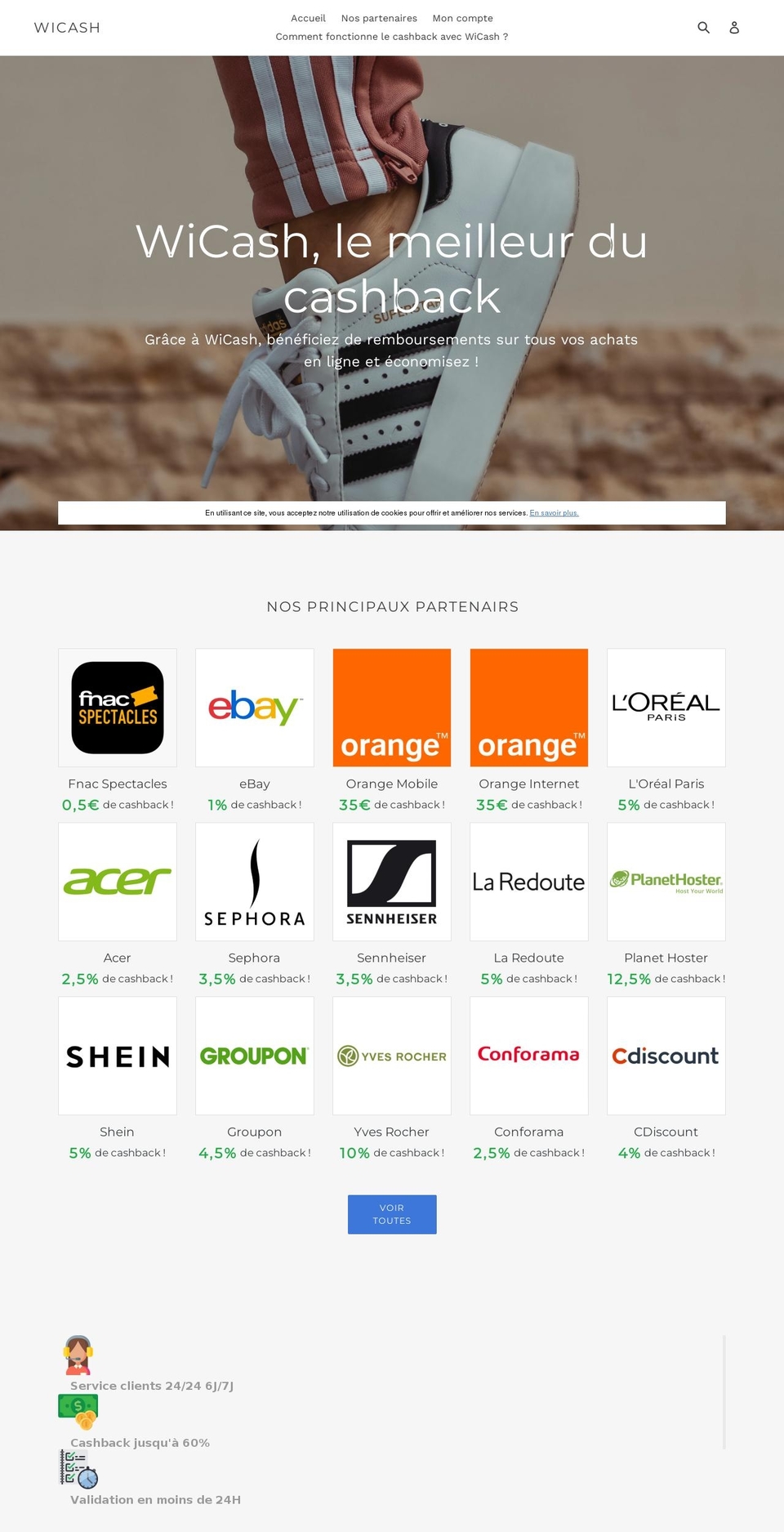 wi-cash.com shopify website screenshot