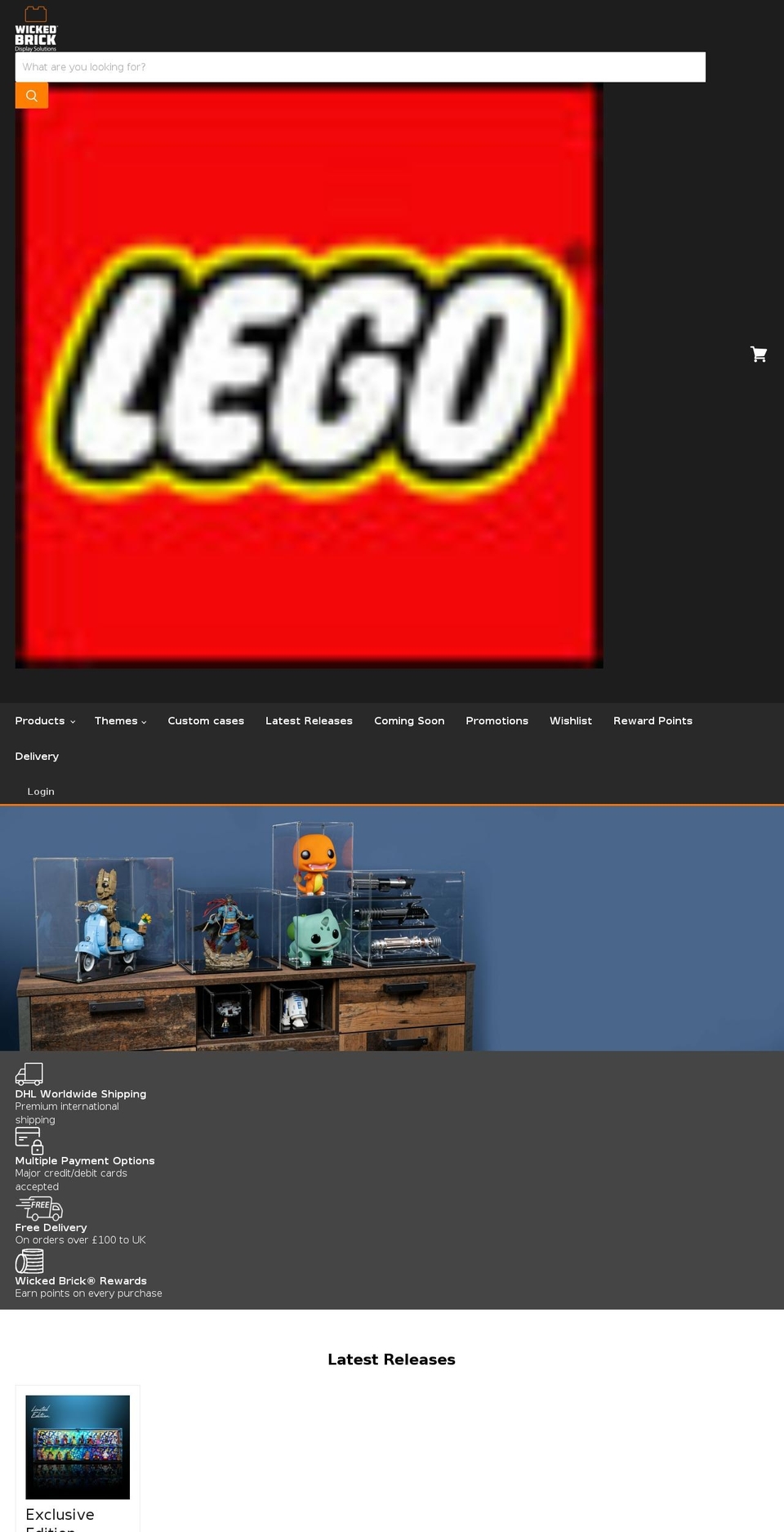 wickedbrick.com shopify website screenshot