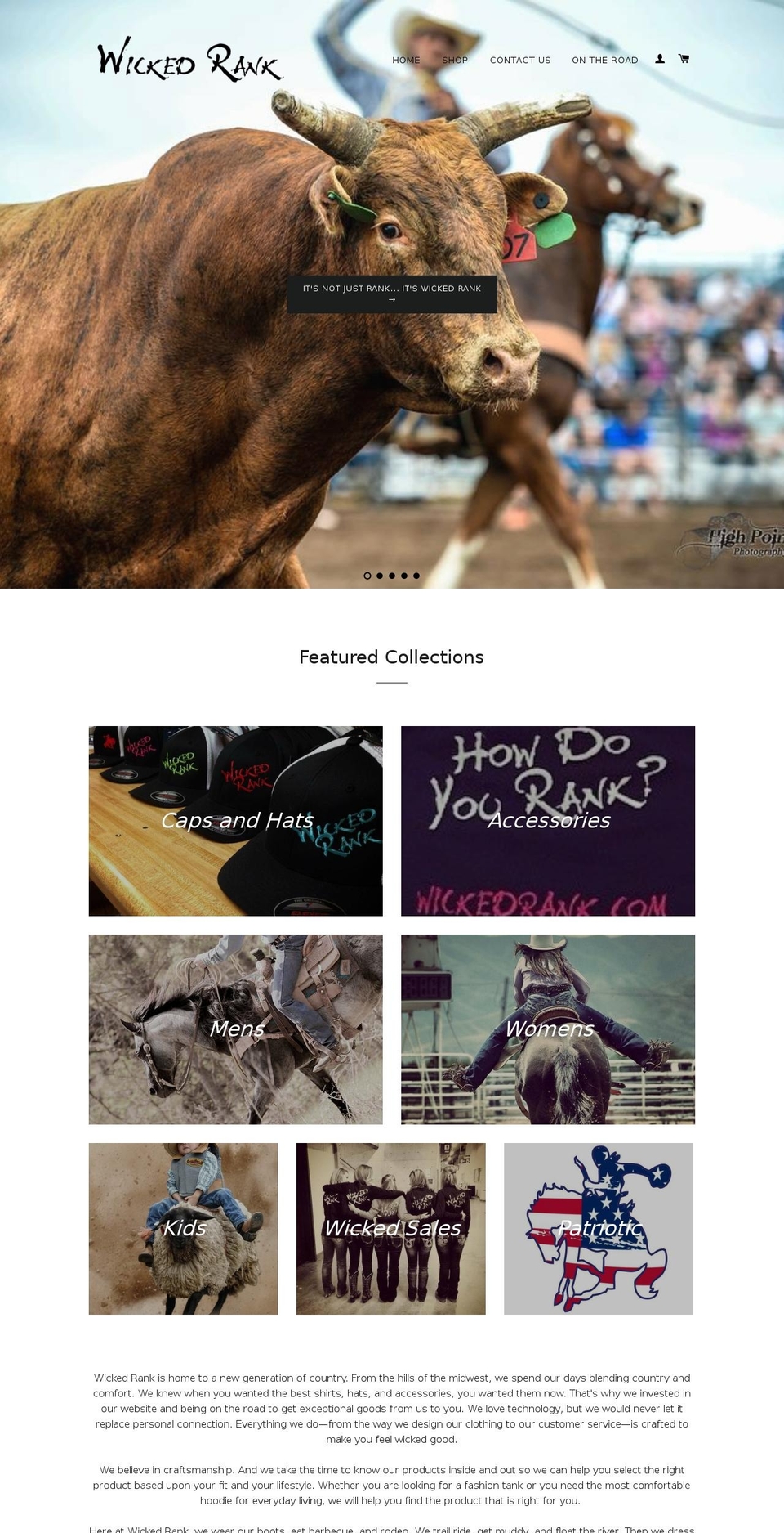 wickedrank.com shopify website screenshot
