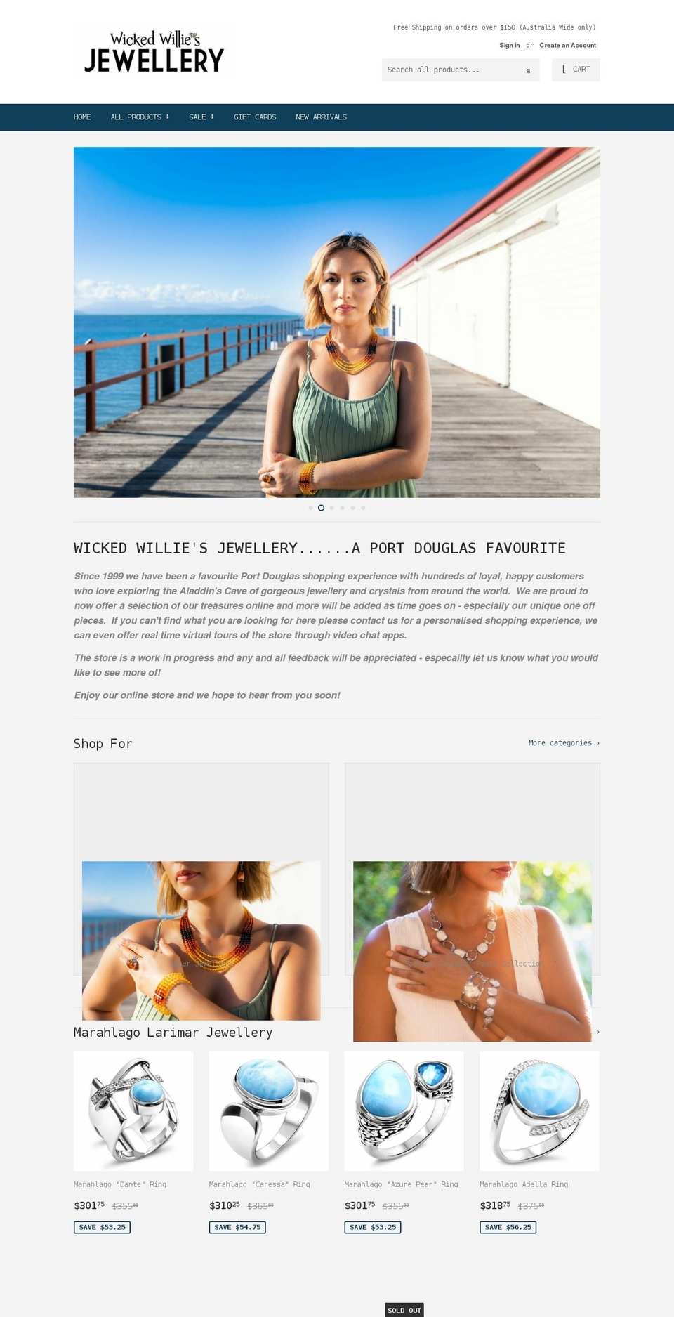 wickedwillies.com.au shopify website screenshot