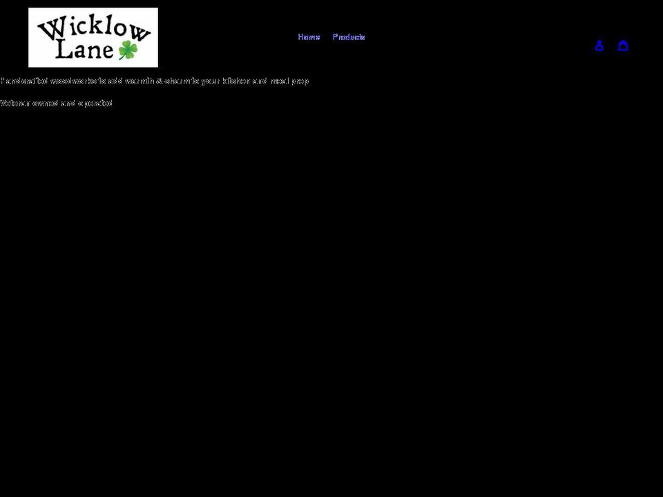 wicklowlane.com shopify website screenshot