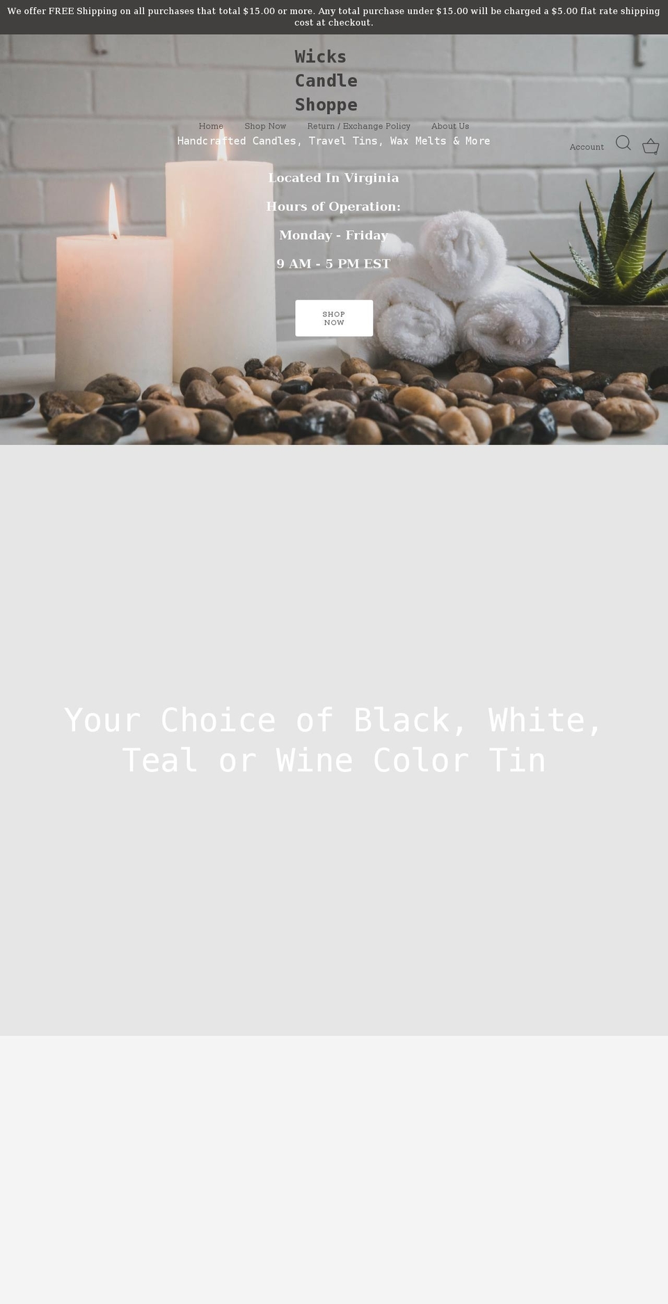 wickscs.com shopify website screenshot