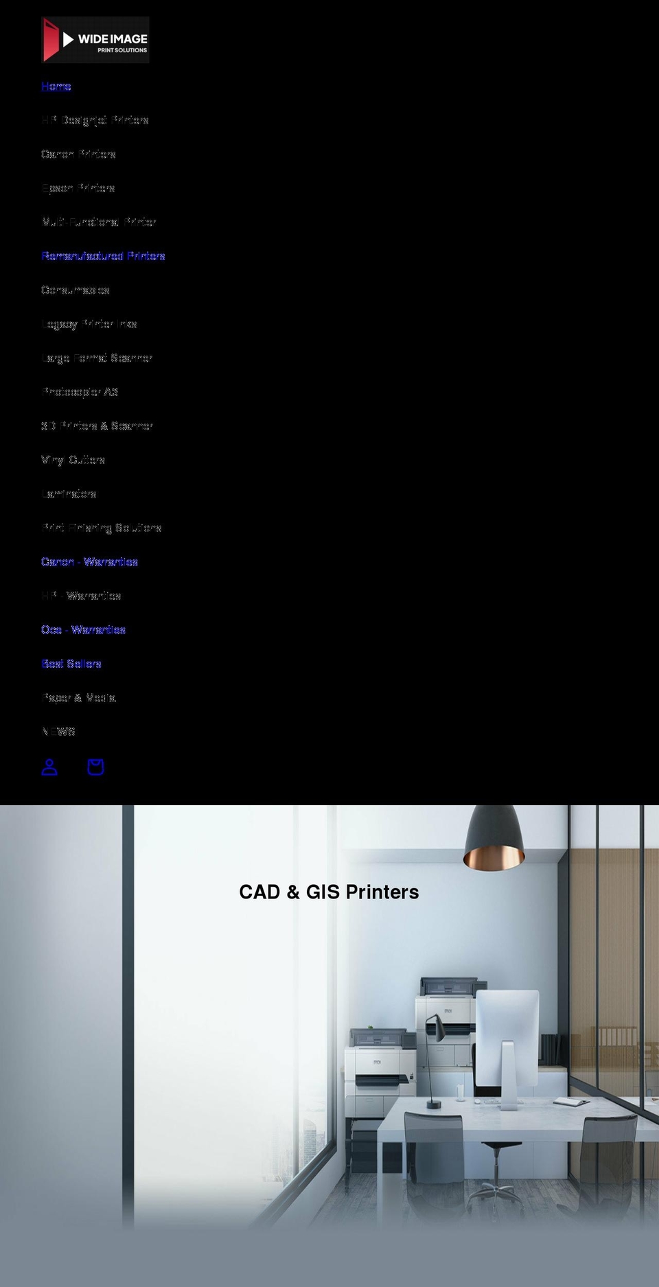 wideimage.co.uk shopify website screenshot