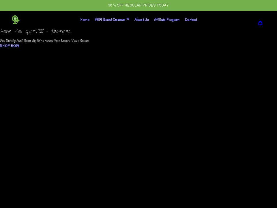 wifismartcamera.com shopify website screenshot