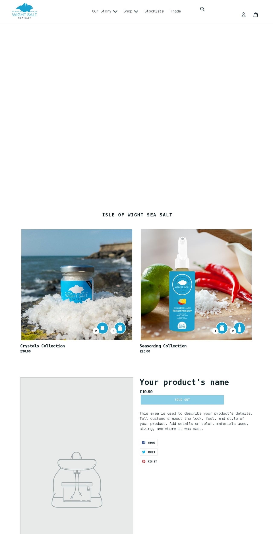 wightsalt.co.uk shopify website screenshot