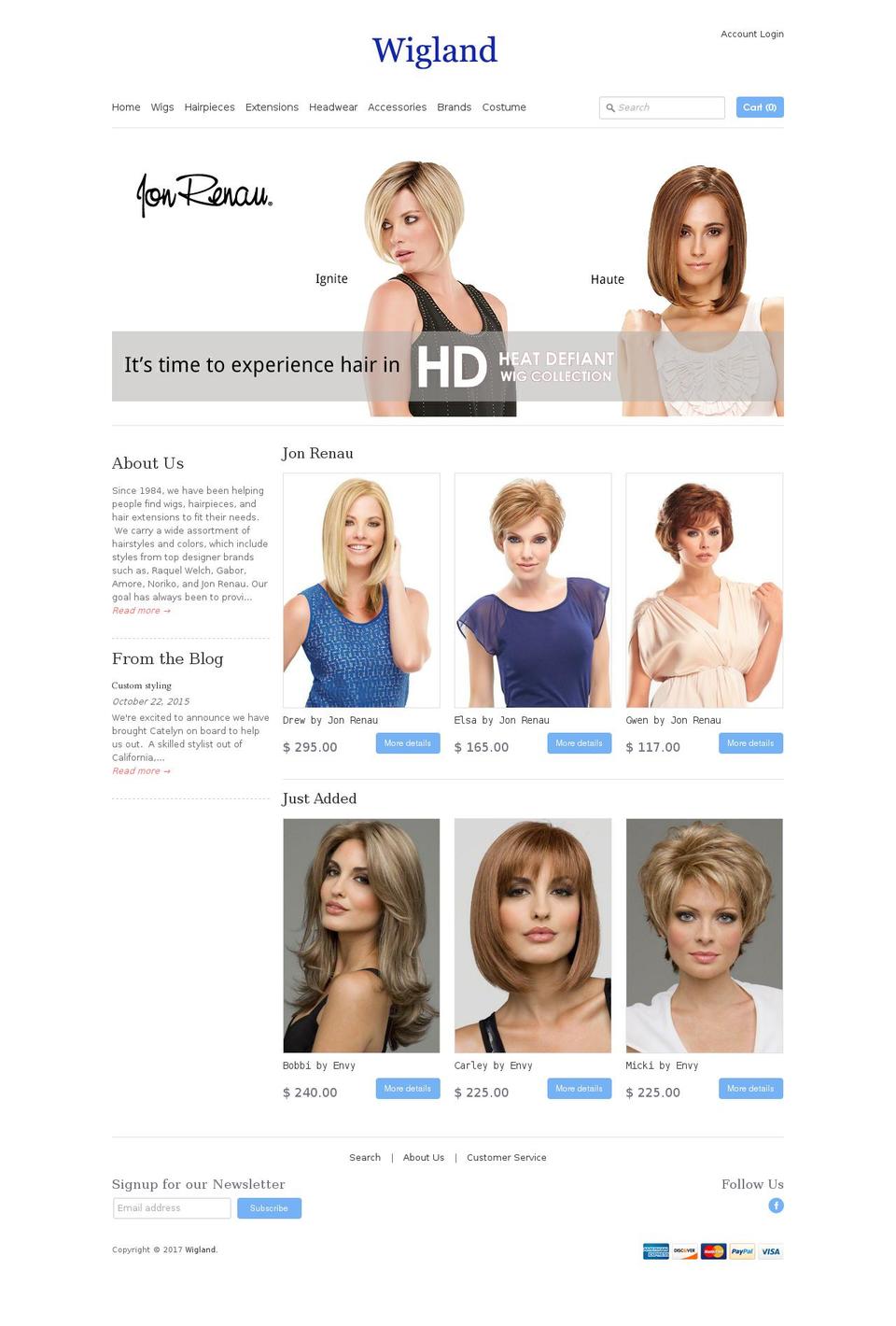 wiglandportland.com shopify website screenshot