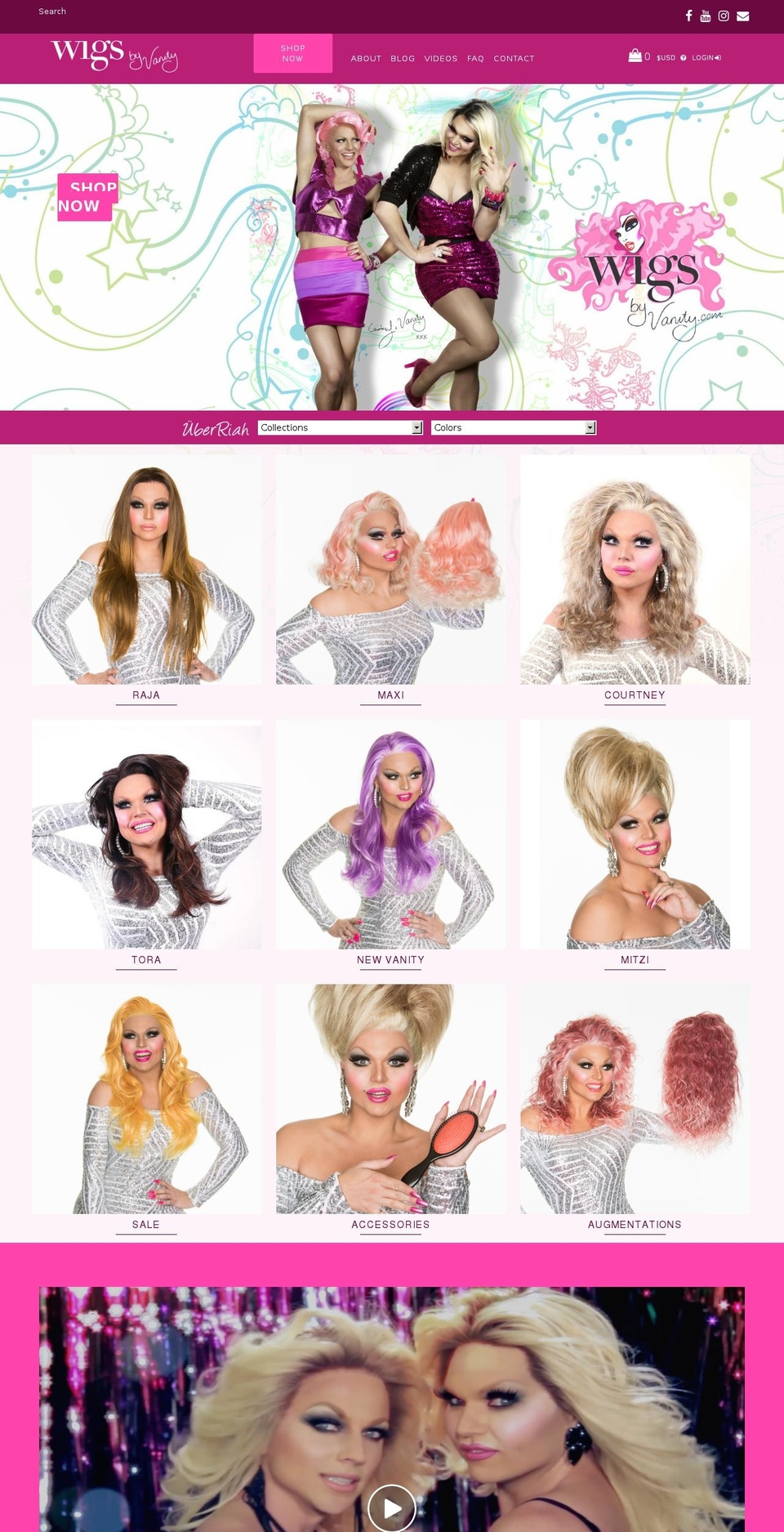 wigs-by-vanity.myshopify.com shopify website screenshot