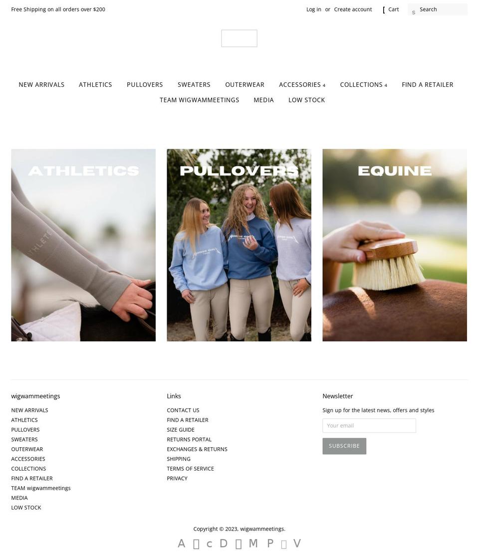 wigwammeetings.com shopify website screenshot