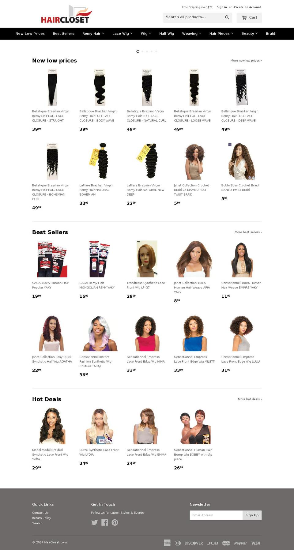 wigxpress.com shopify website screenshot
