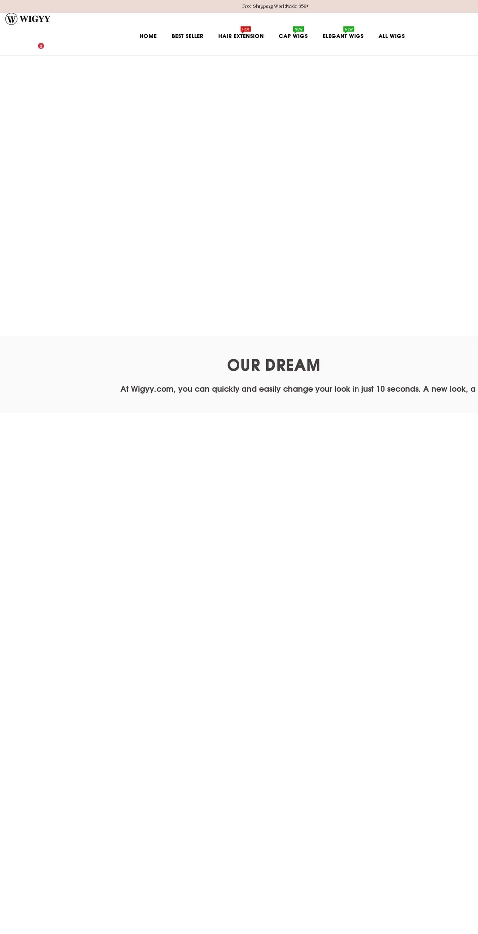 wigyy.com shopify website screenshot