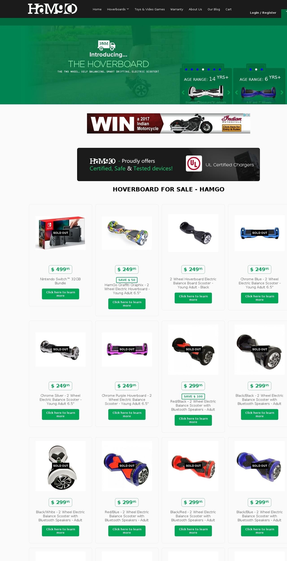 wiifitstand.com shopify website screenshot