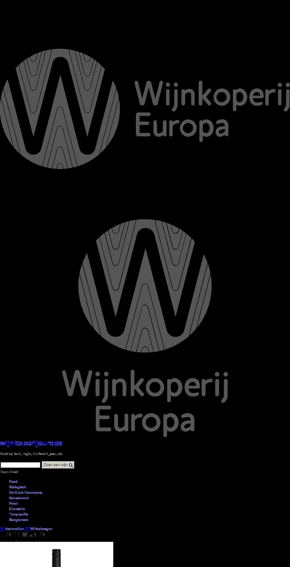 wijnkoperij-europa.nl shopify website screenshot