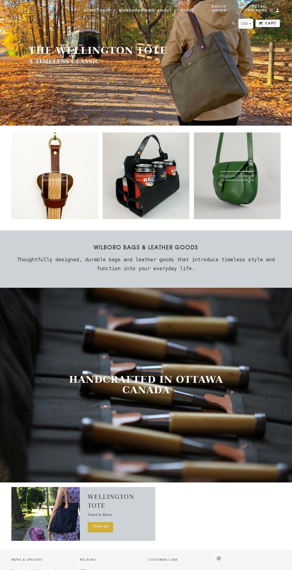 wilboro.com shopify website screenshot