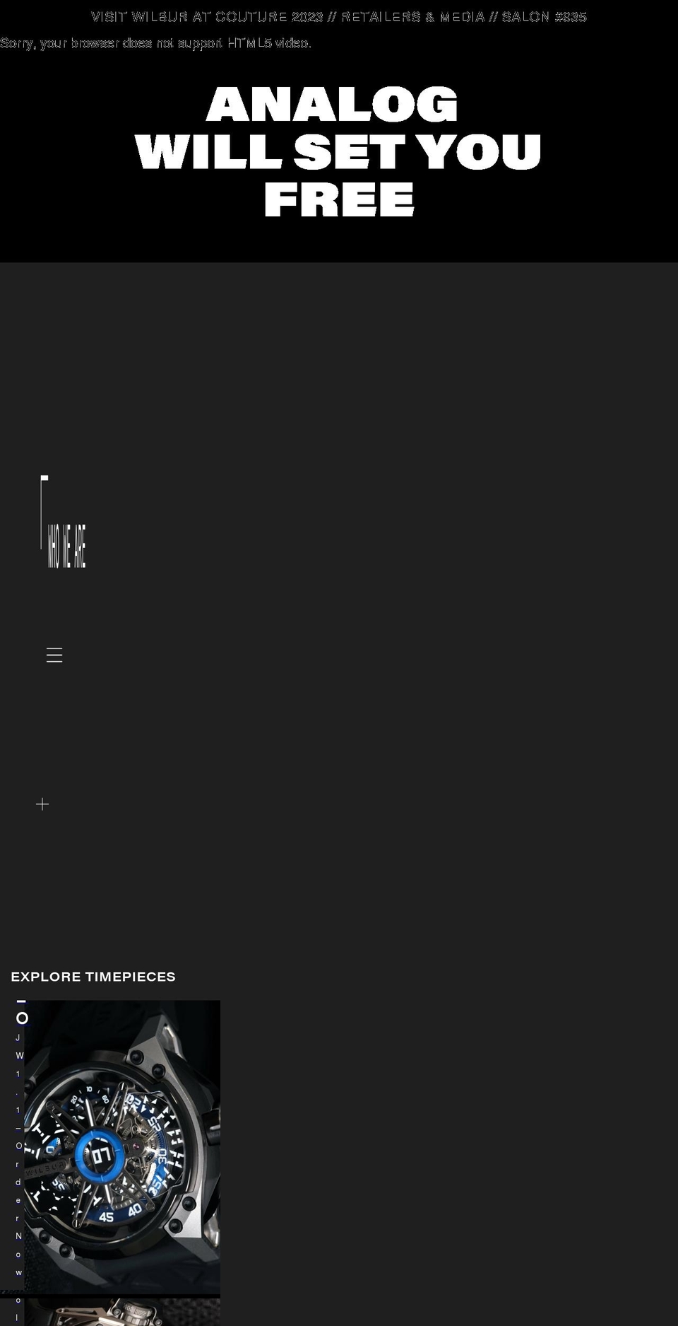 wilburco.com shopify website screenshot