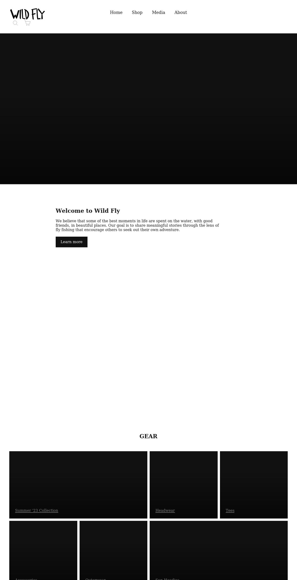 wild-fly.com shopify website screenshot