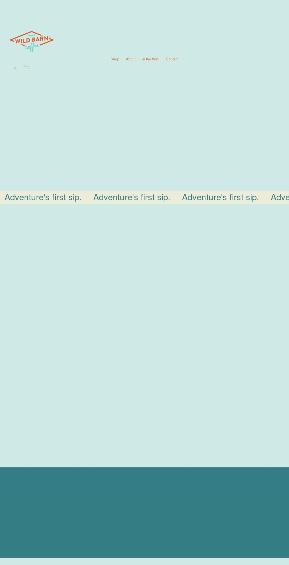 wildbarncoffee.com shopify website screenshot