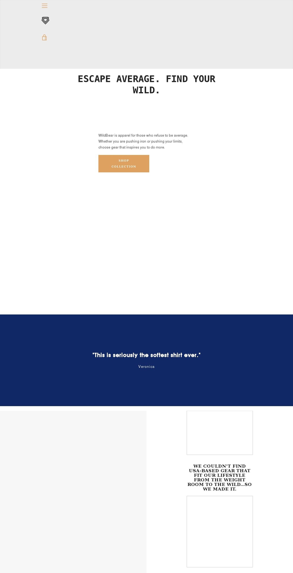 wildbearlife.com shopify website screenshot