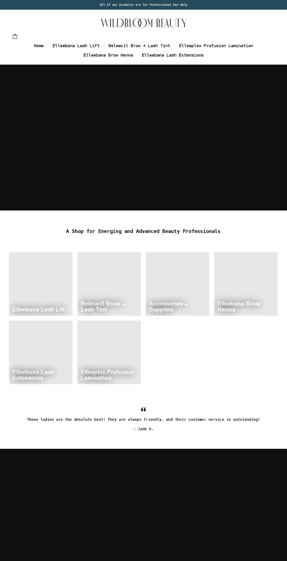 wildbloombeauty.com shopify website screenshot
