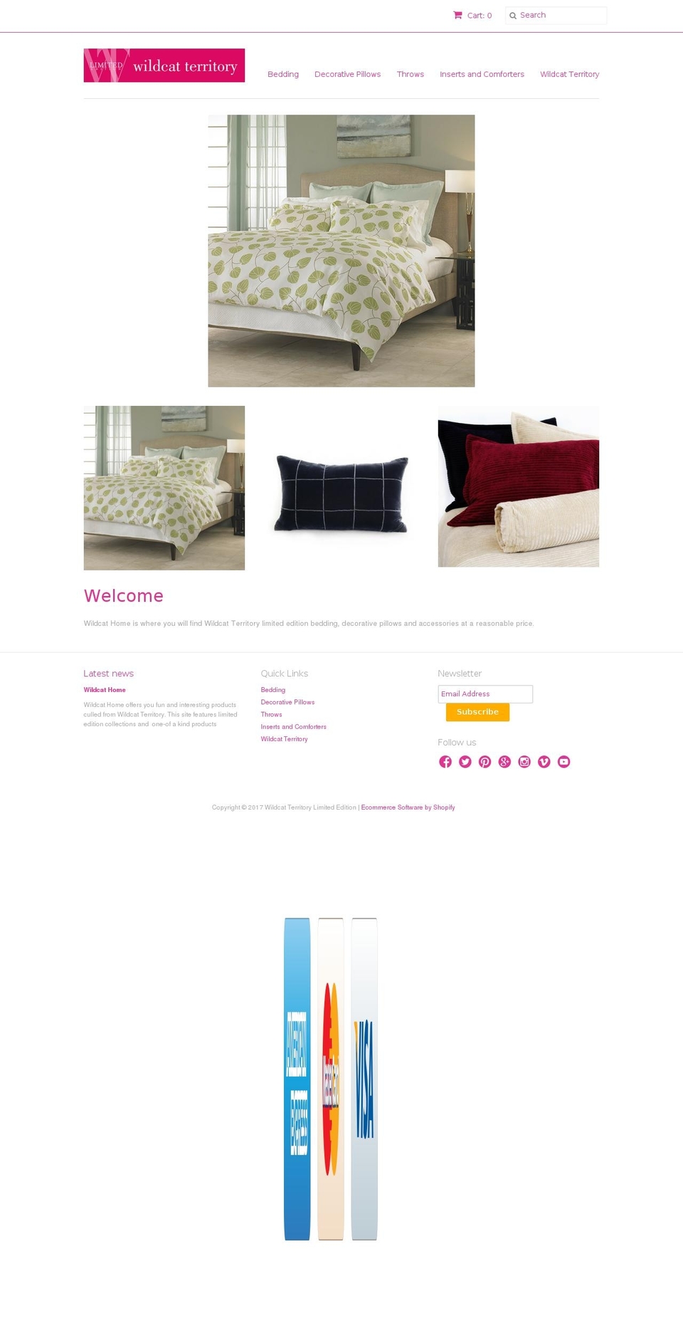wildcathome.com shopify website screenshot