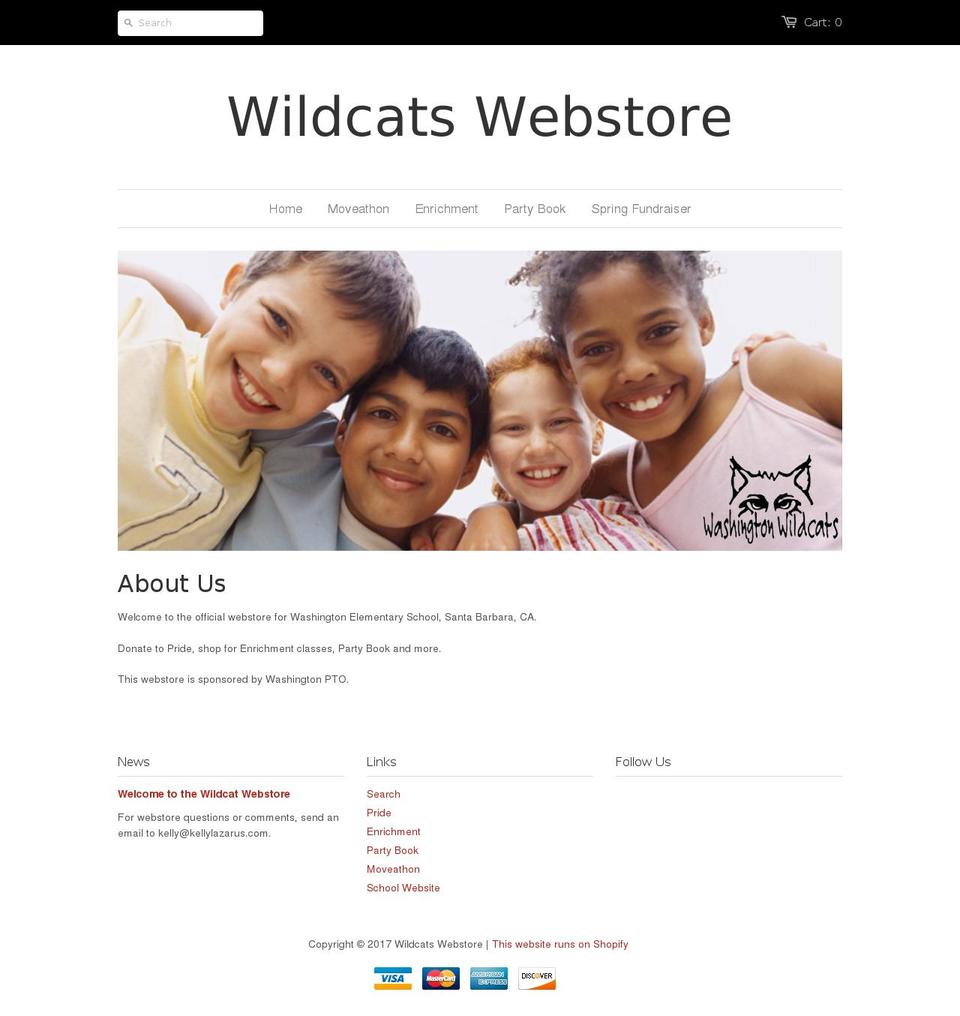 wildcatwebstore.com shopify website screenshot