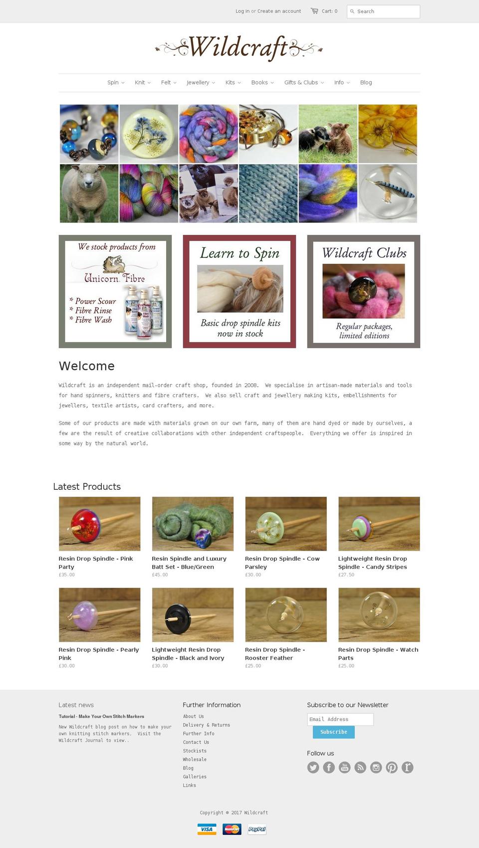 wildcraft.co.uk shopify website screenshot