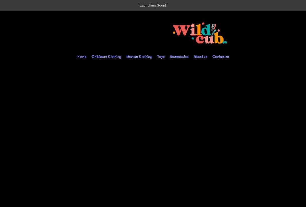 wildcubco.com shopify website screenshot