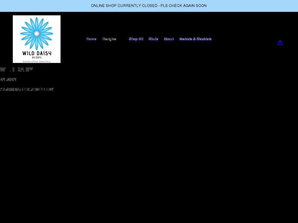 wilddaisy.com.au shopify website screenshot