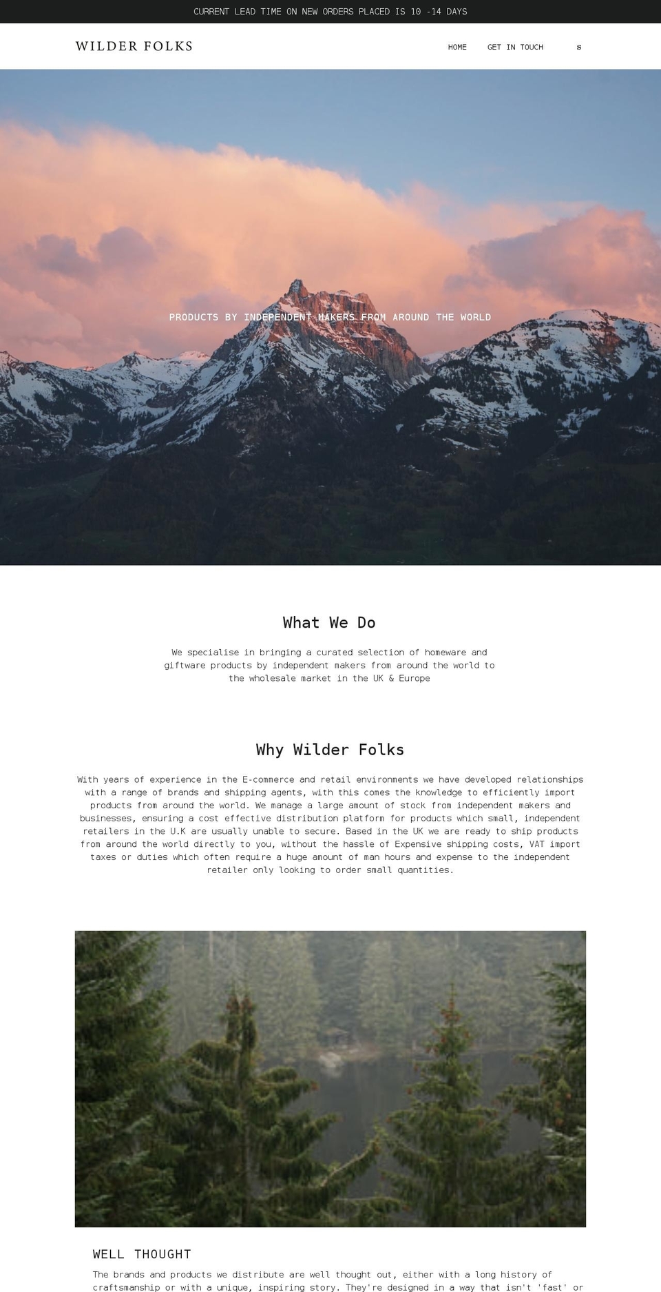 wilder-folks.myshopify.com shopify website screenshot