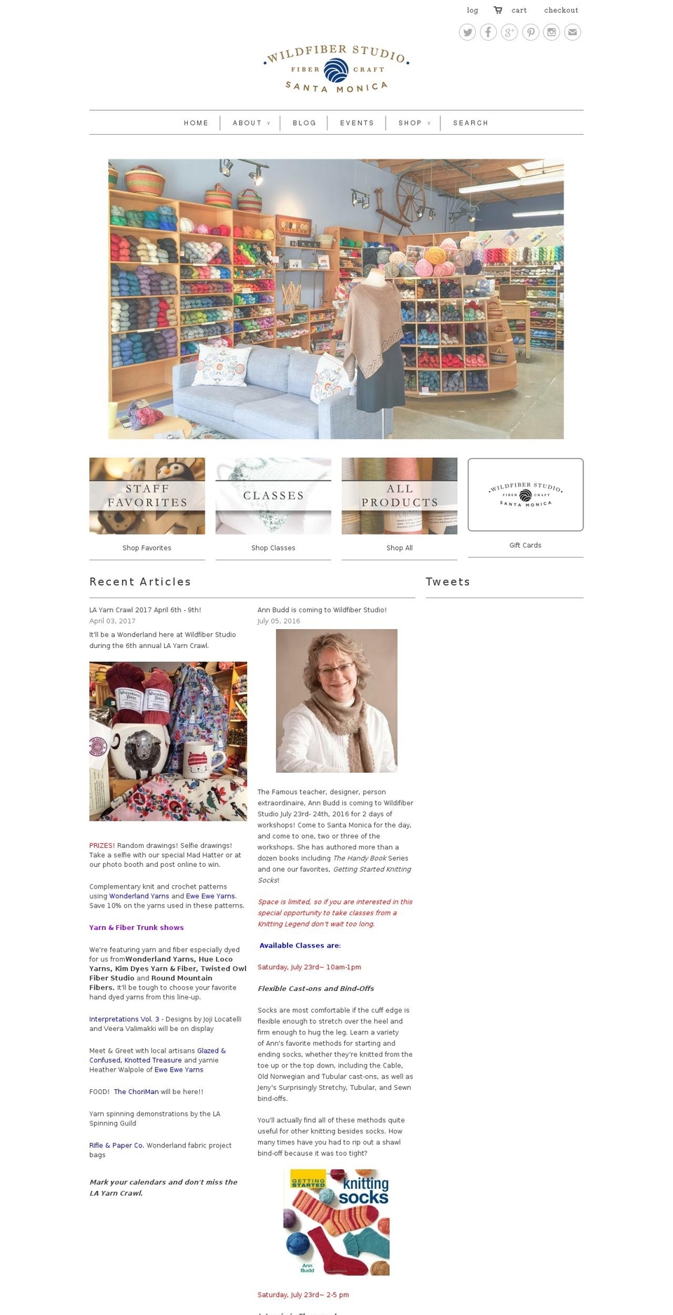 wildfiberstudio.com shopify website screenshot