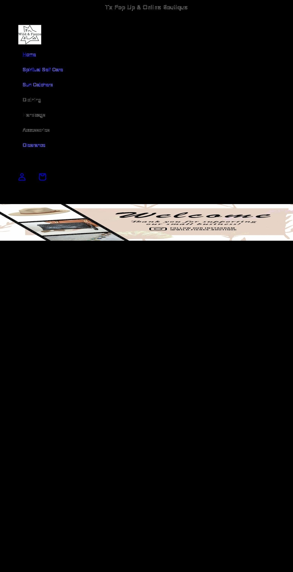 wildfierce.com shopify website screenshot
