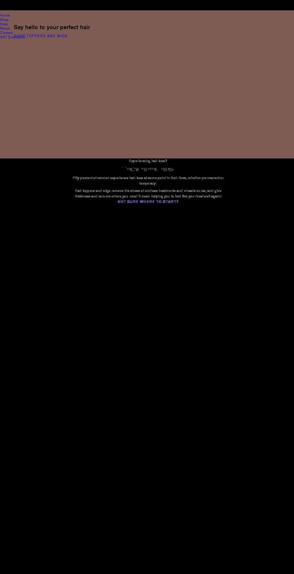 wildflowerhairuk.com shopify website screenshot