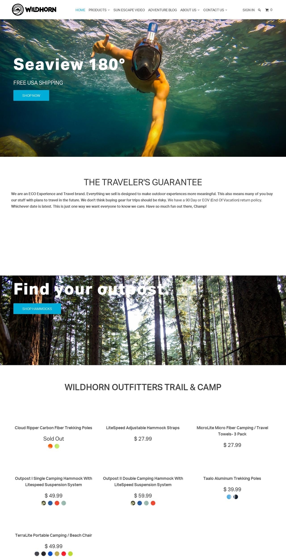 wildhornoutfitters.com shopify website screenshot