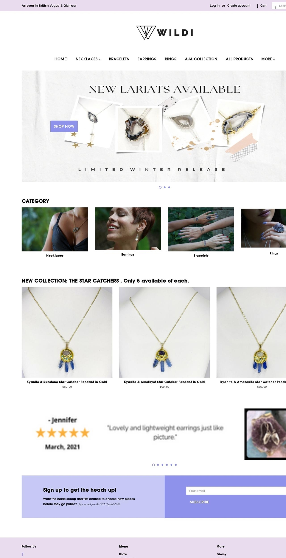 wildi.shop shopify website screenshot