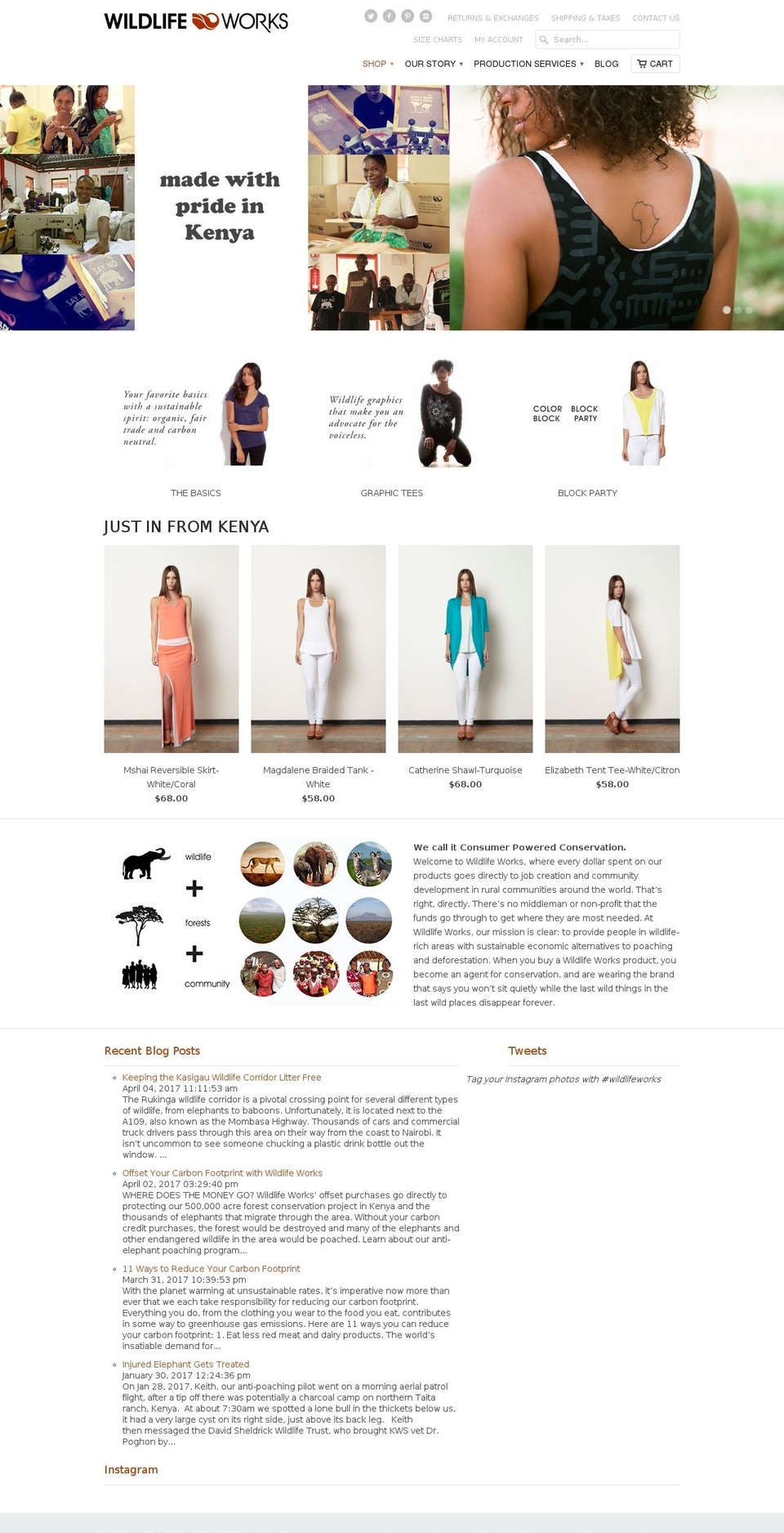 wildlifeworksapparel.com shopify website screenshot