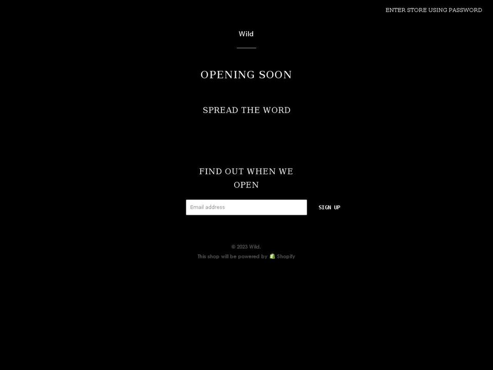 wildlube.com shopify website screenshot