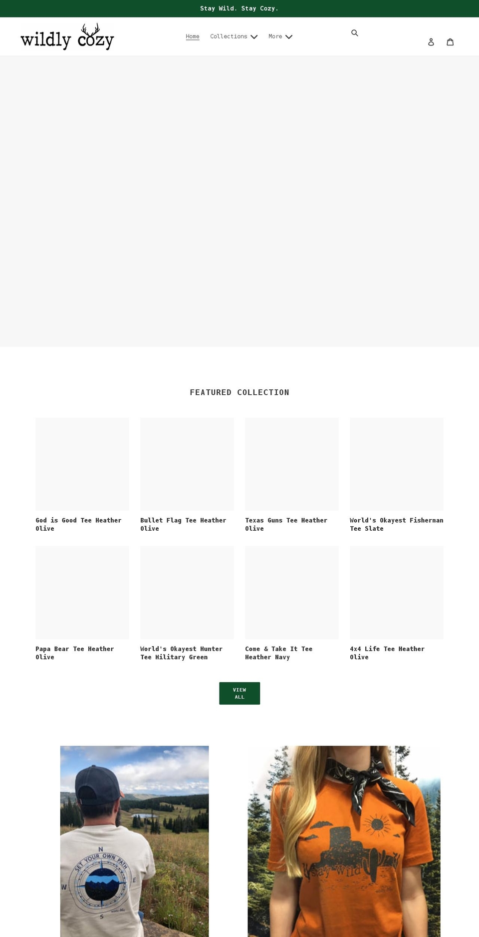 wildlycozywholesale.com shopify website screenshot