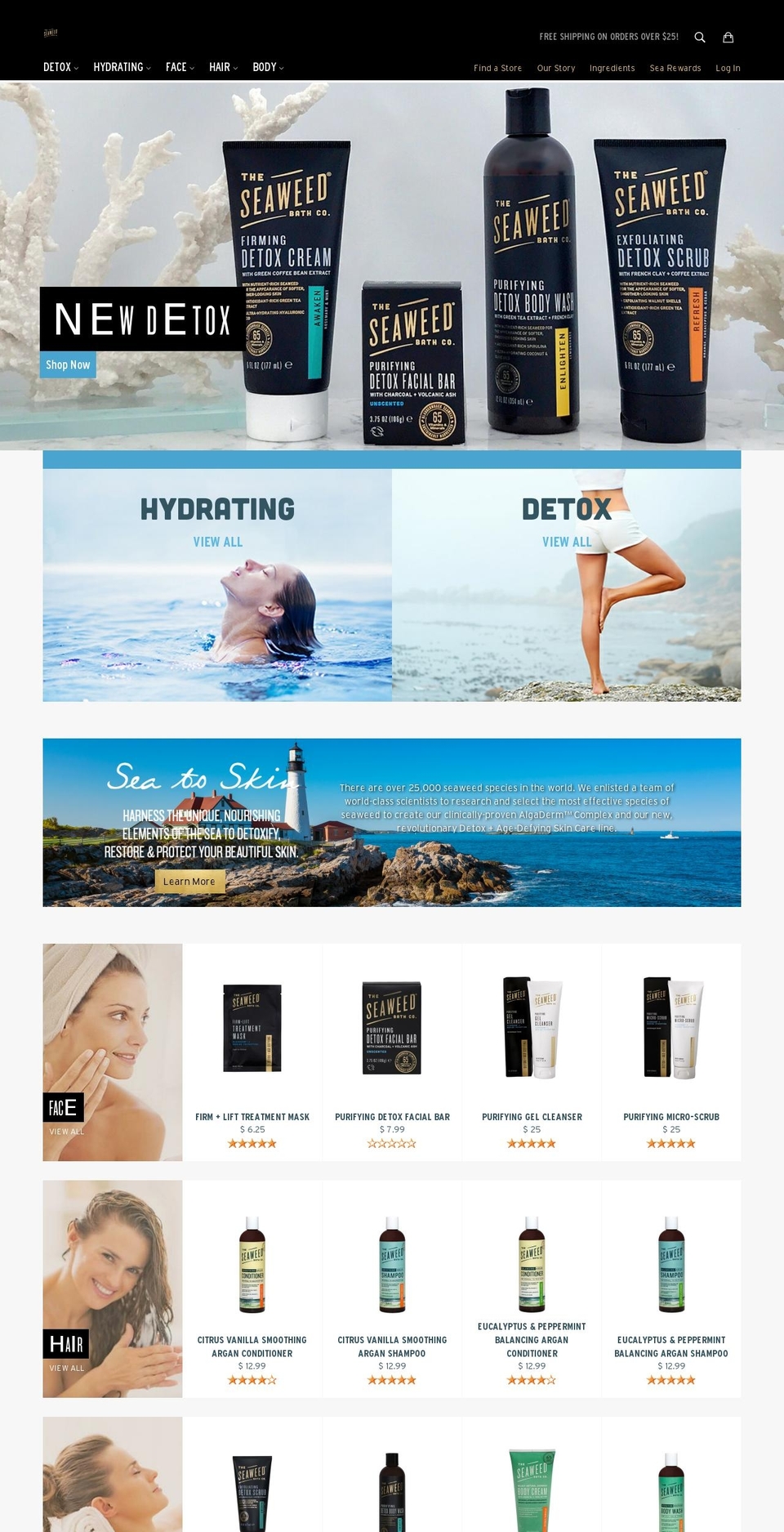 wildlynaturalseaweed.com shopify website screenshot