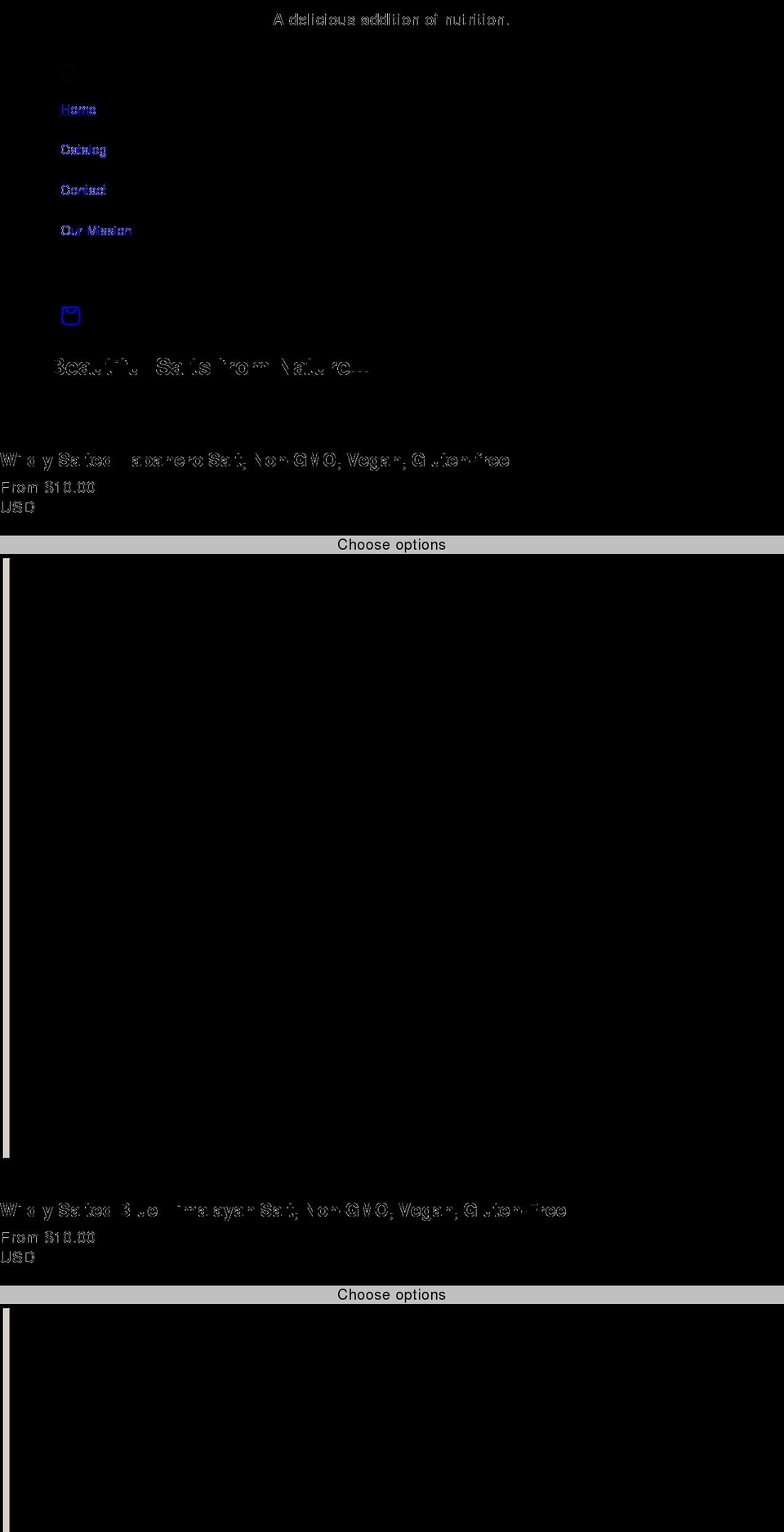 wildlysalted.com shopify website screenshot