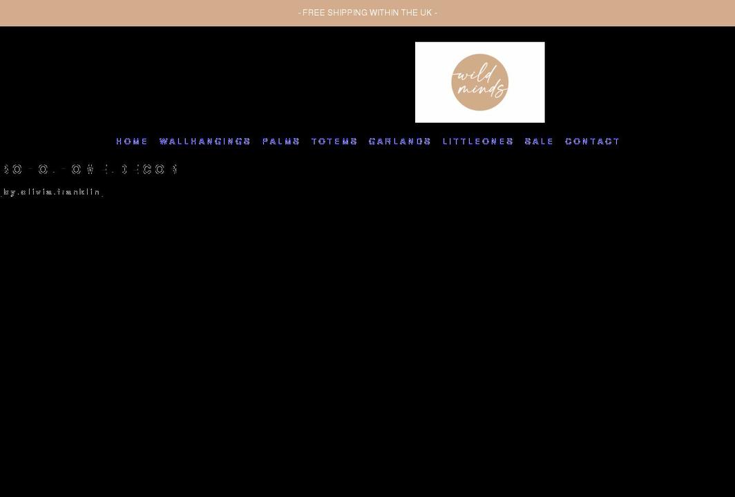wildmindshome.com shopify website screenshot