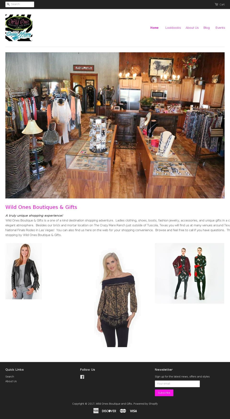 wildonesboutique.com shopify website screenshot