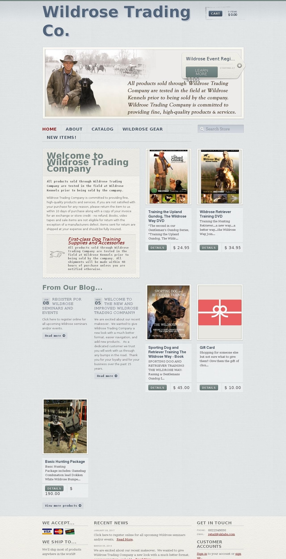 wildrosetradingcompany.com shopify website screenshot