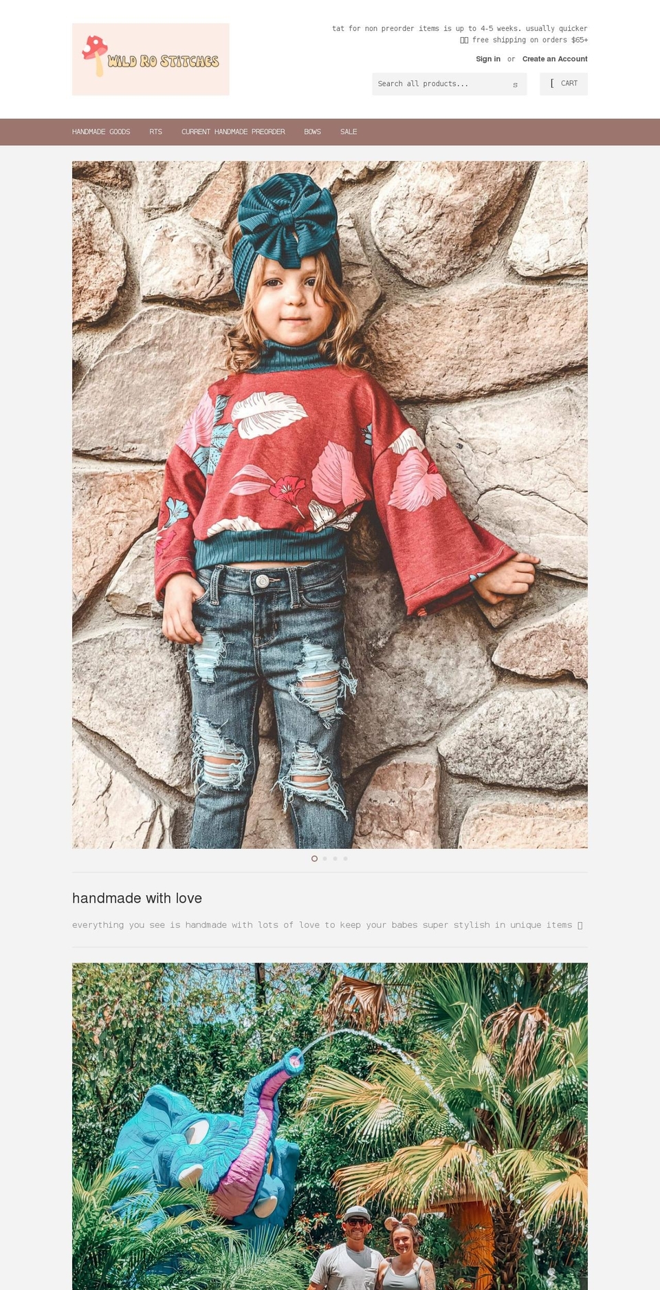 wildrostitches.com shopify website screenshot