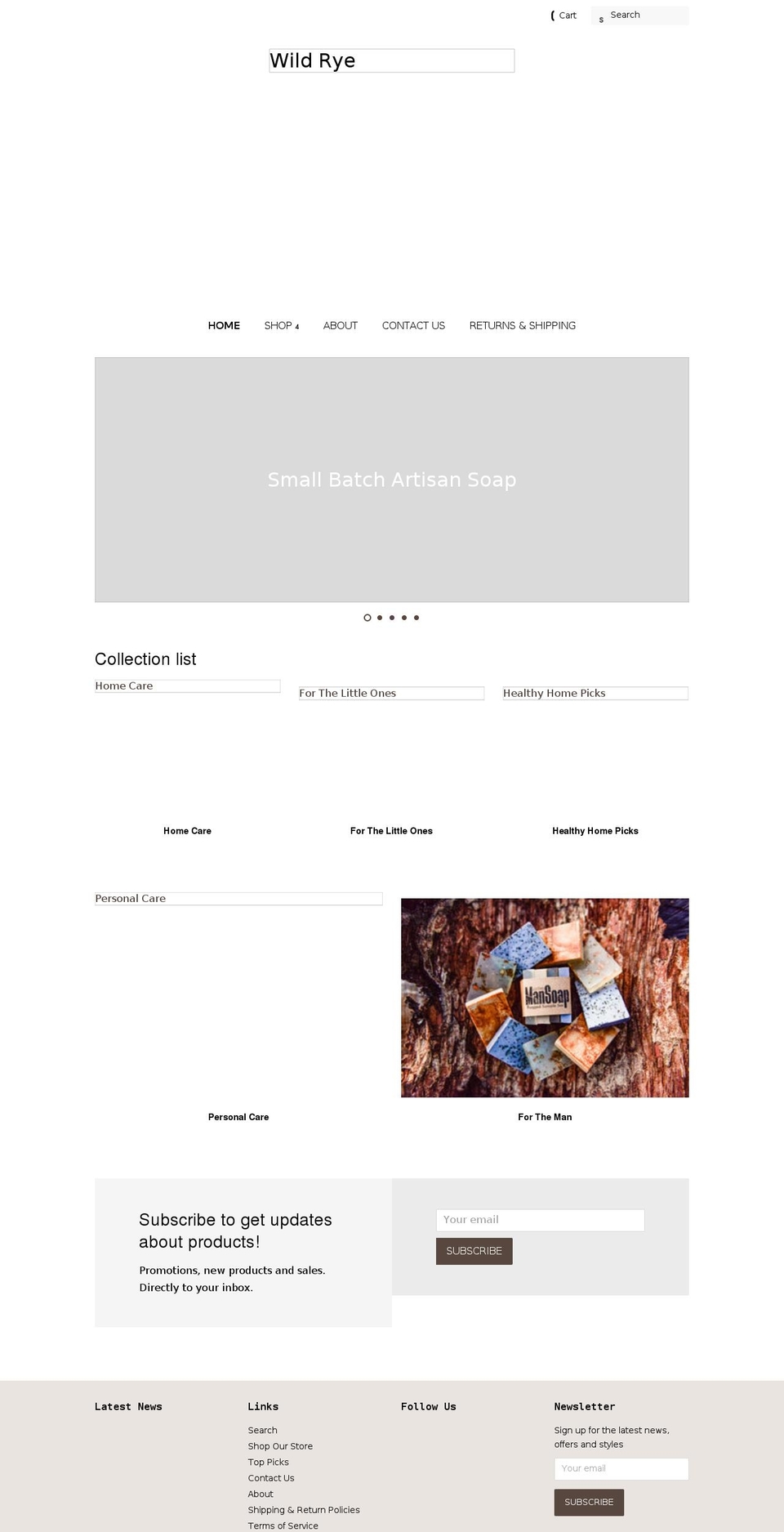 wildryeco.com shopify website screenshot