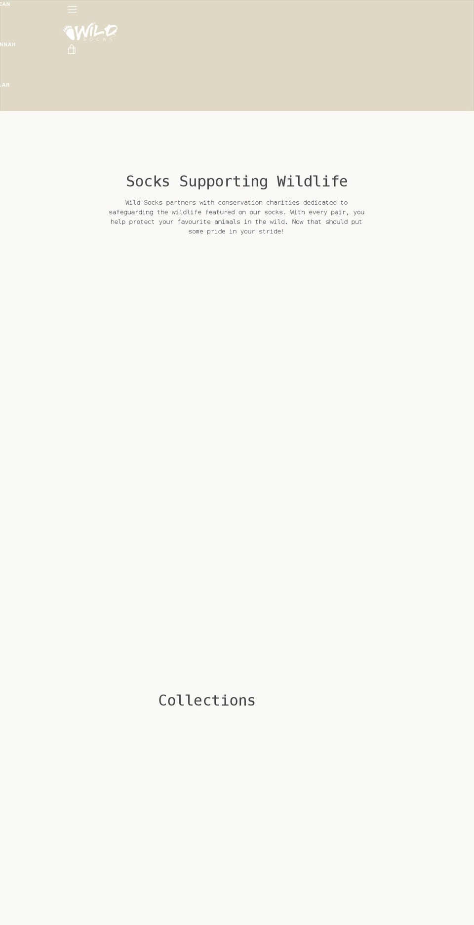 wildsocks.co.uk shopify website screenshot