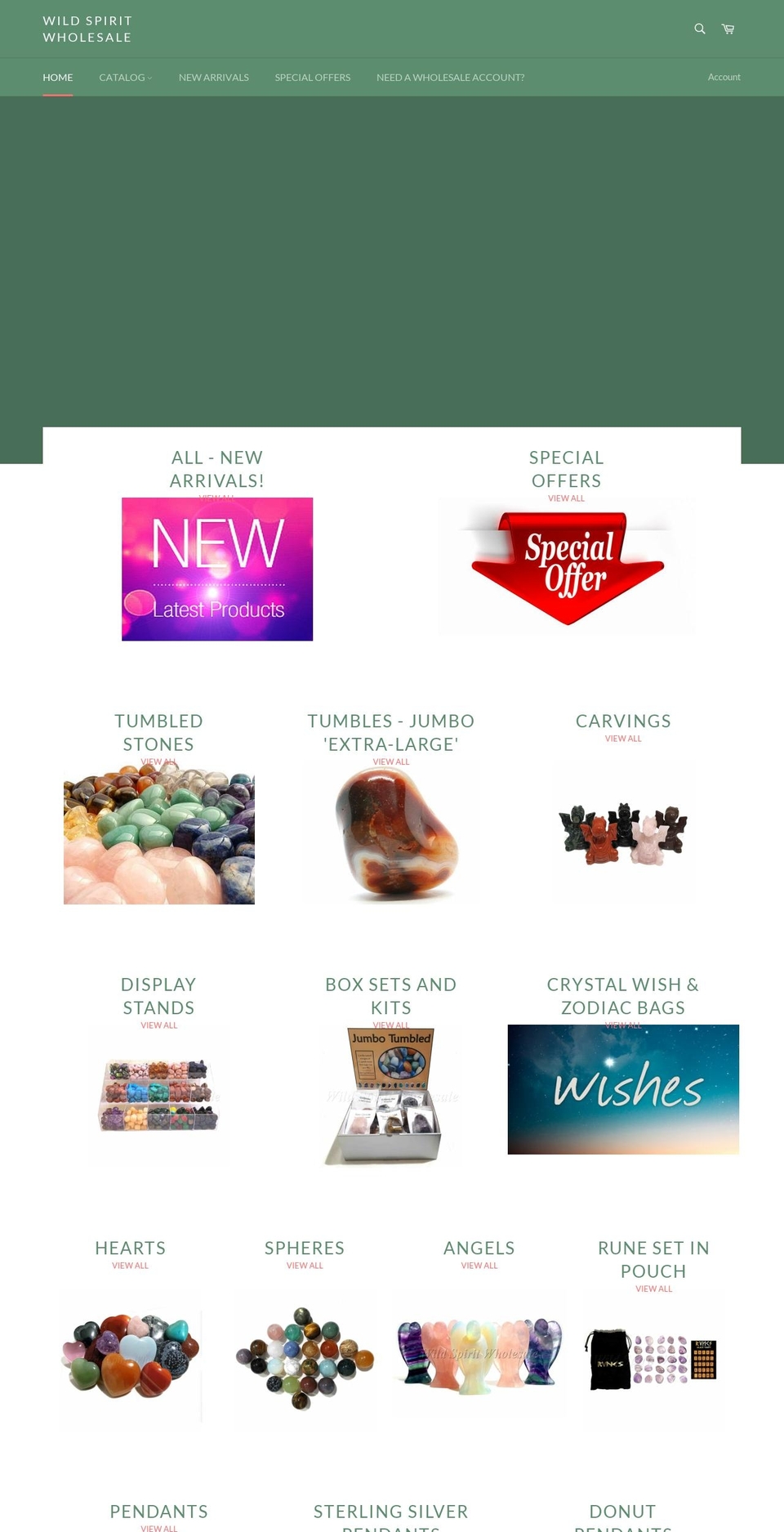 wildspiritwholesale.com.au shopify website screenshot