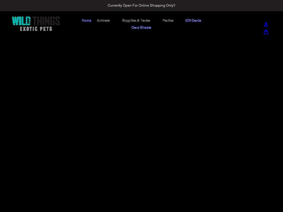 wildthingsnoco.com shopify website screenshot