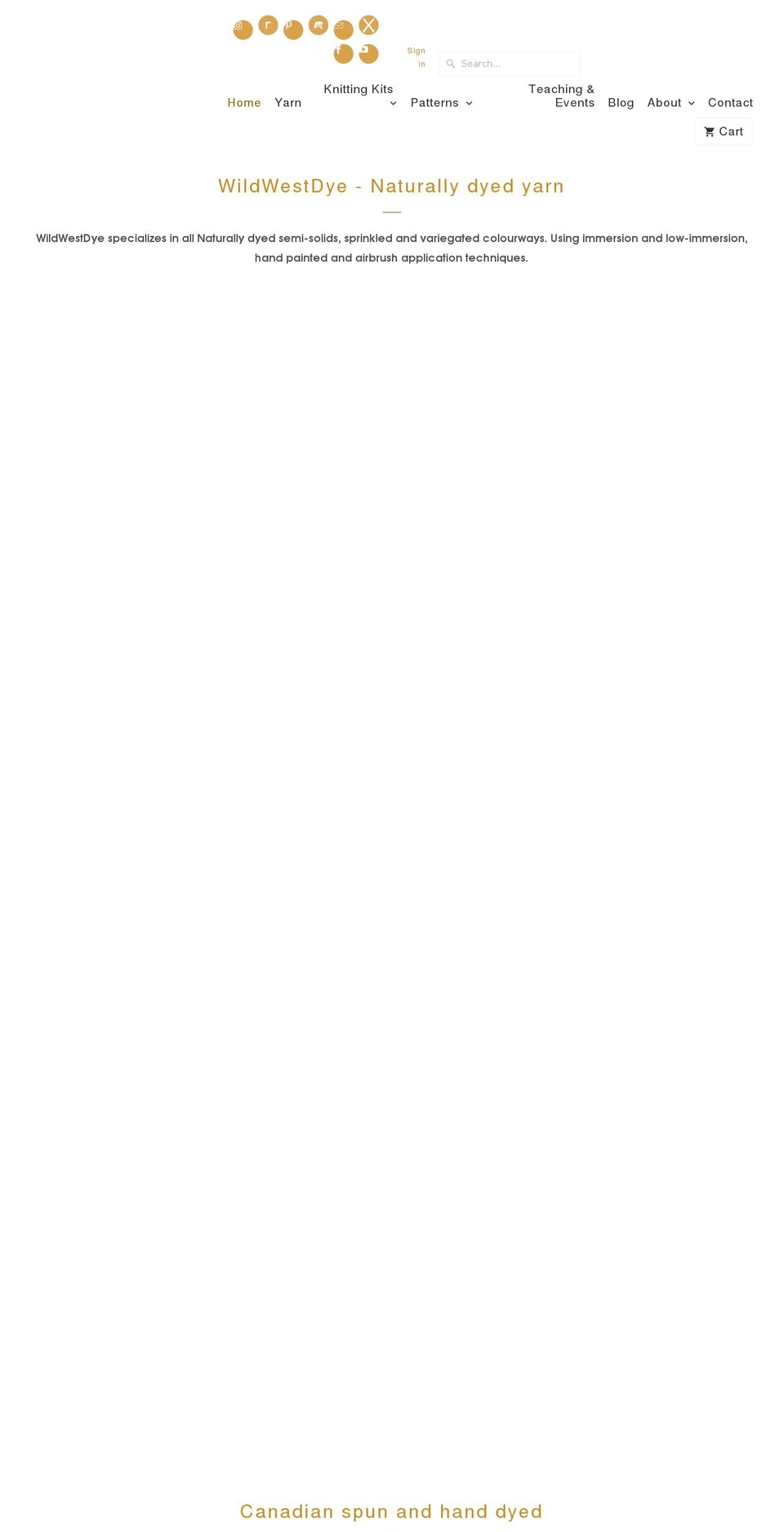 wildwestdye.com shopify website screenshot