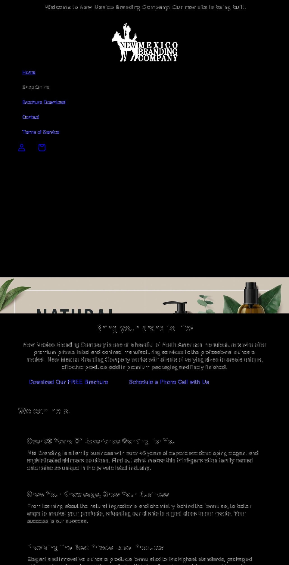 wildwestskincare.com shopify website screenshot